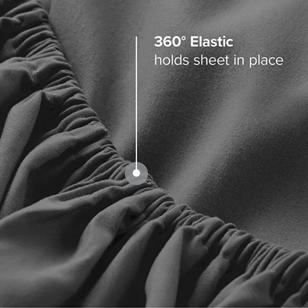 Premium cotton sheet sets with deep-pocket fitted sheets for a secure mattress fit.