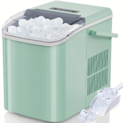 Portable Ice Machine - Perfect for kitchen, bar, and camping trips.
